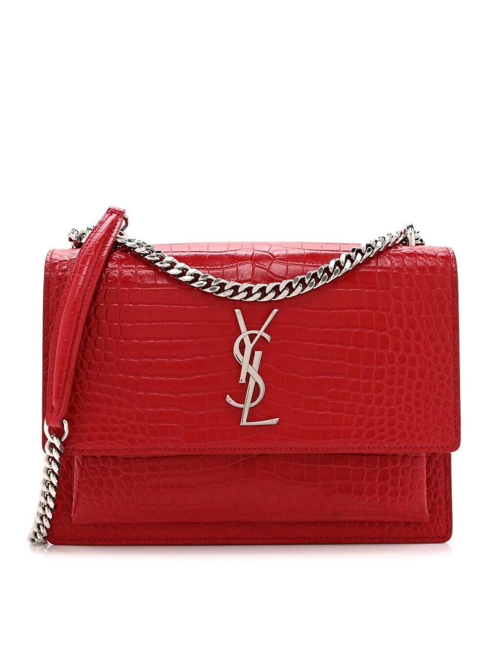 Saint Laurent Calfskin Crocodile #371087S17B